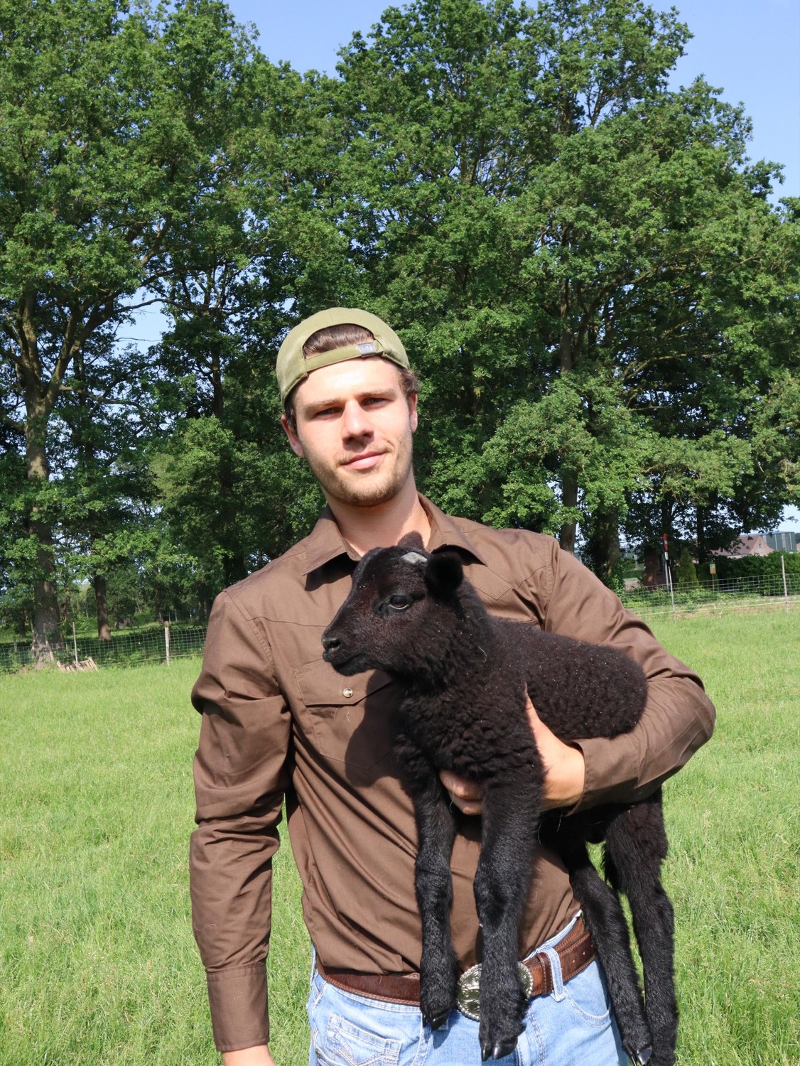 Wout Hermans, schapenhouder en oprichter van Double-U Sheepfarm in Wortel